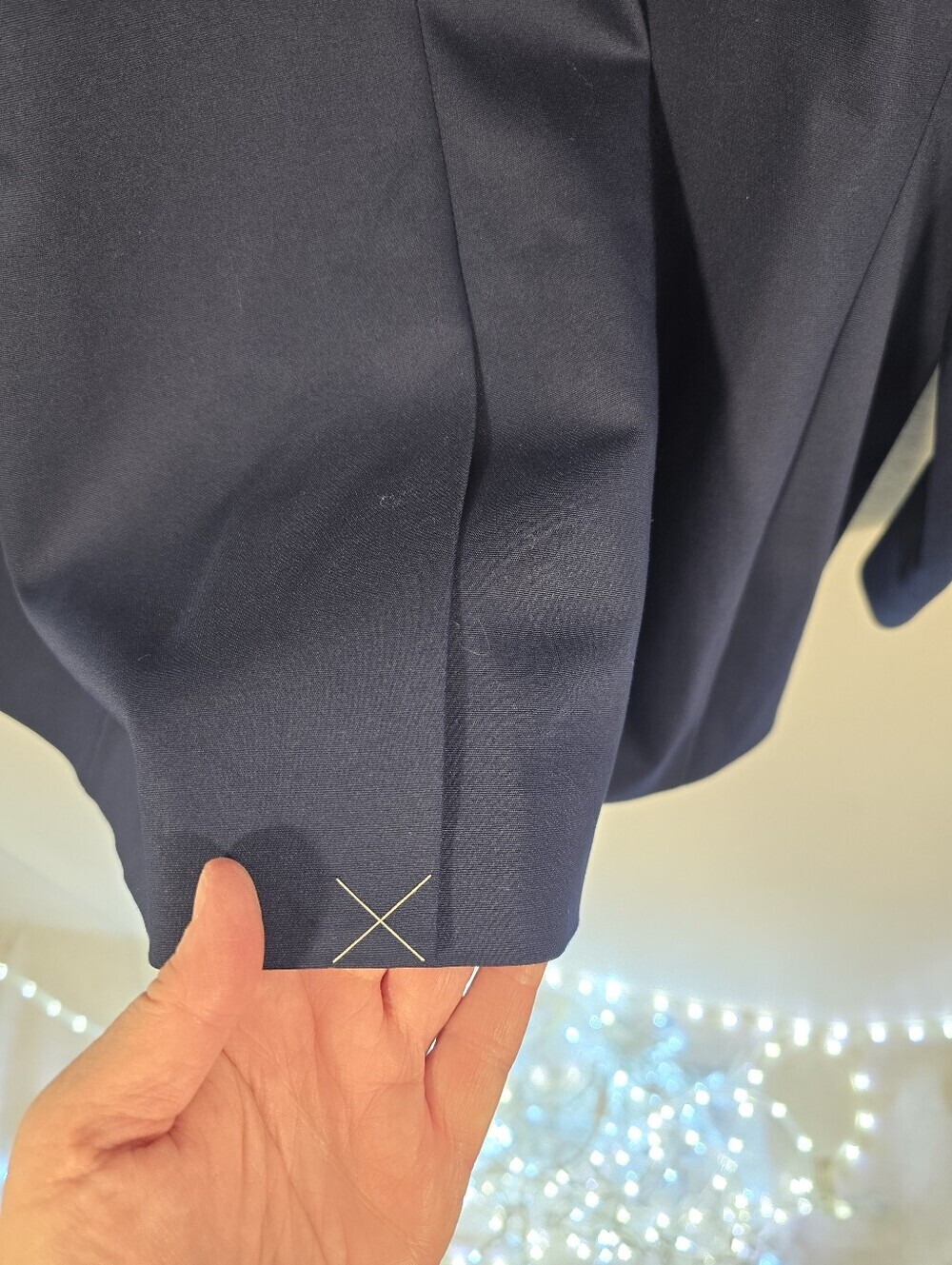 NWT chaps Navy Blue Classic Lined 3 Button Business Blazer. Ladies 24W - Picture 11 of 11